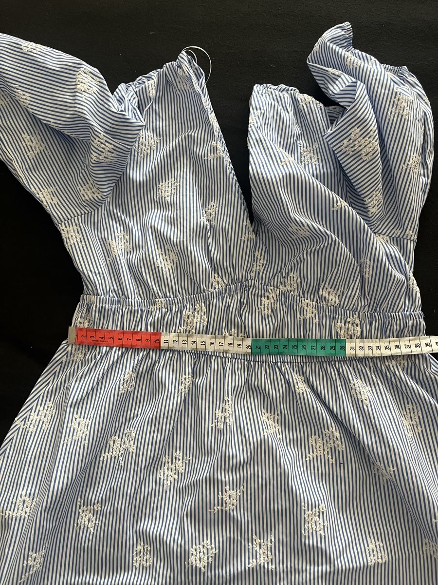 C&A Vestiti: Kleid blau-weiss gestreift mit Blumenmuster Grösse M – Nuovo (secondo la descrizione) da Olten venduto da sae_82z2 3