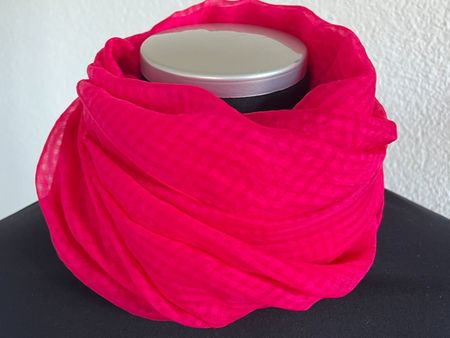 Colora Schal, 100% Seide, Pink, NEU