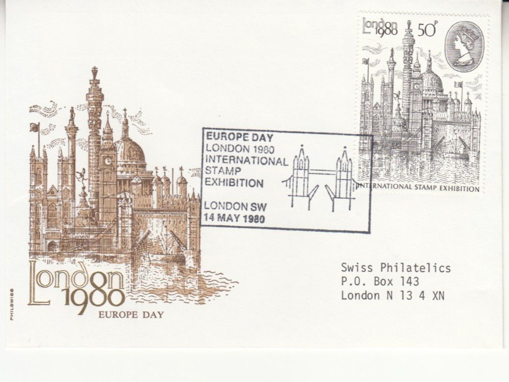 Alle Briefmarken: 3er-Set Stampex London 1980 – Gebraucht aus Bürglen TG von StampGraf 4