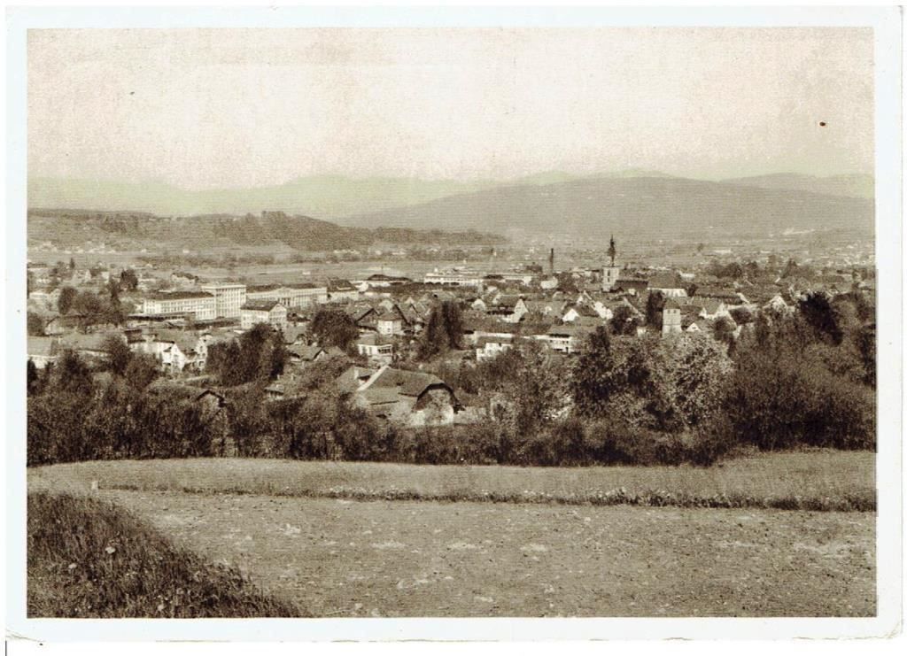 Cartoline postali: Zofingen vom Heiternplatz aus 1945 – Usato da Flims - Dorf venduto da Stagediver