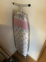 Bügelbrett Wenkotex mit Blumenmuster gebrauchter Zustand
