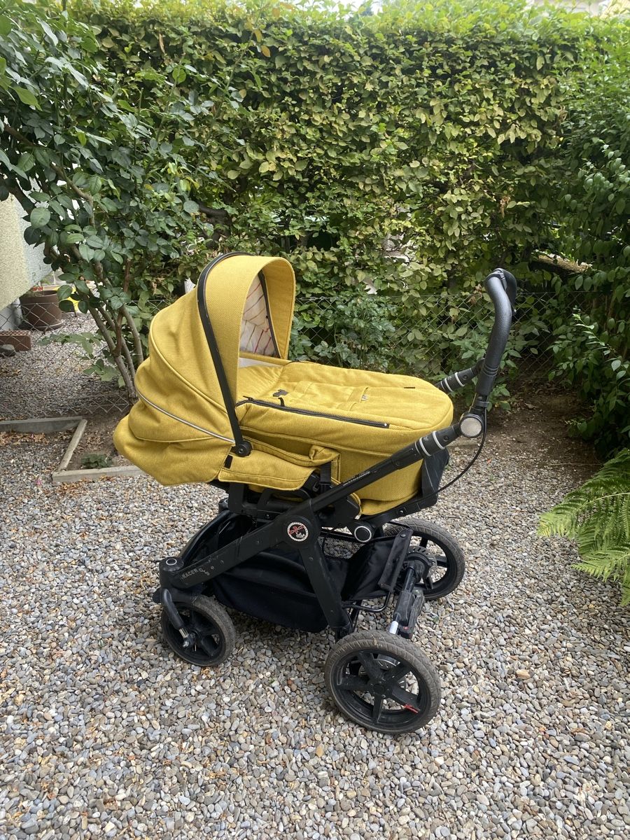 Hartan Carrozzine: Kinderwagen Hartan Racer gelb – Usato da Bern venduto da Violettaline 1