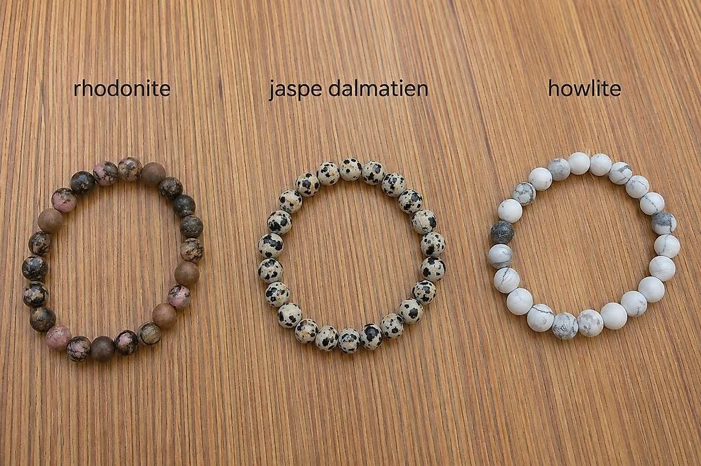 Bracciali & Braccialetti: Divers bracelets en pierre véritables – Usato da Essert-Pittet venduto da lyli01 3