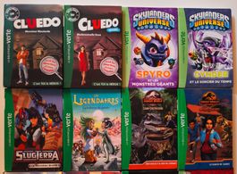 Lot de 23 livres Bibliothèque verte Cluedo Kid Paddle Lanfeu