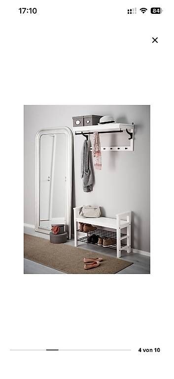 Guardaroba: Hemnes Hutablage Garderobe weiss – Usato da Köniz venduto da noeggeli2 1