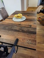 Tavolo da pranzo massiccio stile rustico-moderno!