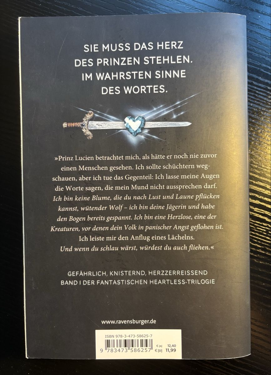 Bücher: Heartless, Der Kuss der Diebin – Gebraucht aus Näfels von joe_jg2q 1