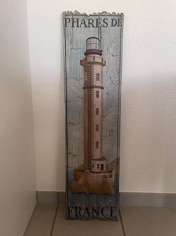 Foto & Immagini: 3D-Bild - Leuchturm auf Holzbrett – Nuovo (secondo la descrizione) da Triesen venduto da Chevalley