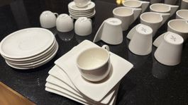 Neuwertige Tassensets Kollektion Villeroy & Boch Porzellan