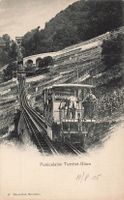 Territet Glion VD historische Standseilbahn bahn