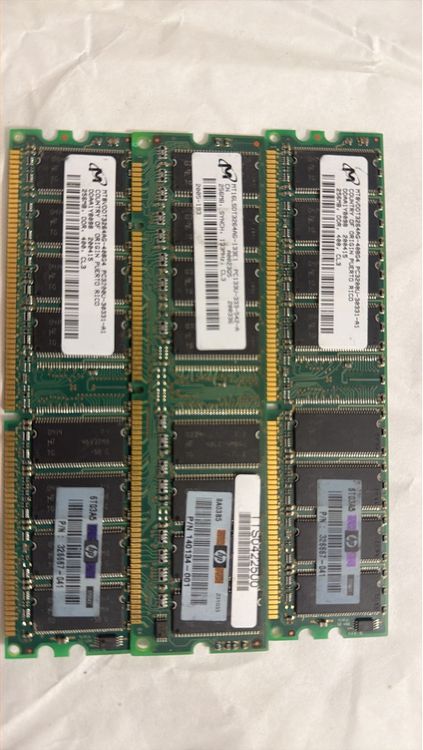 768 Mb Ram DDR1 / DDR-400 Retro (Gebraucht) in Basel für CHF 2 – mit ...