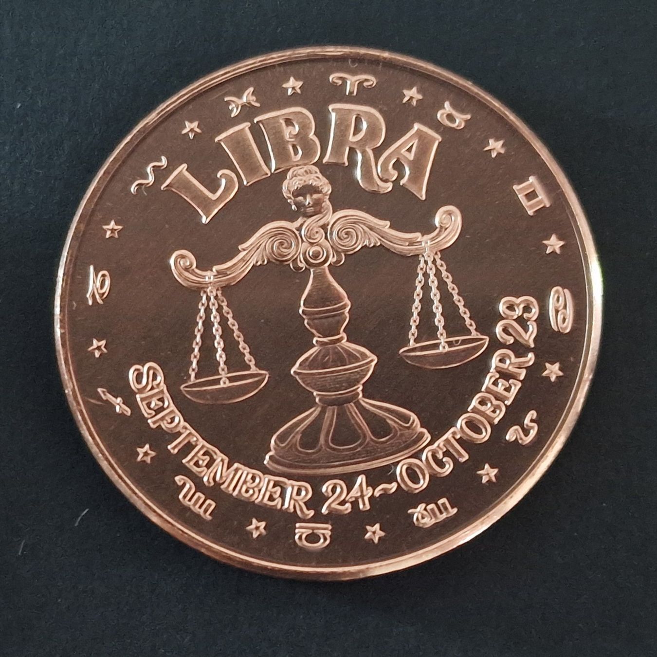 Medaillen: USA 1 Oz .999 Copper, Libra – Gebraucht aus Bouveret von psv01