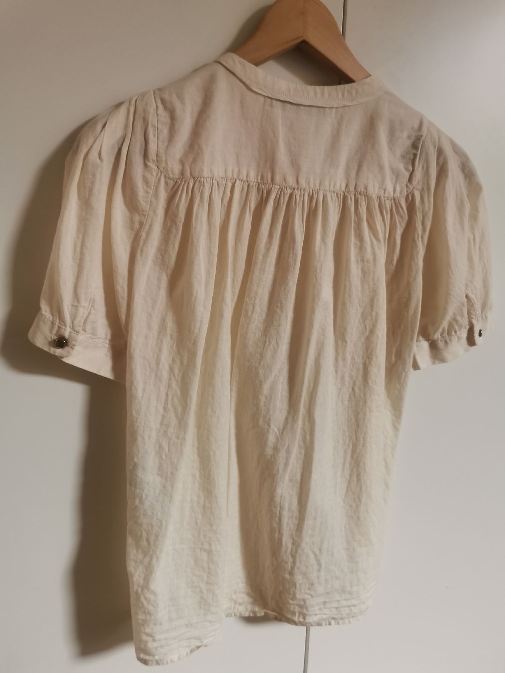 Camicette: Vintage Bluse, Creme, Gr. XS – Usato da Winterthur venduto da bettie01 3