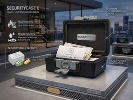 Rieffel  Security Case 6 Tresor, Safe, Feuerschutzbox