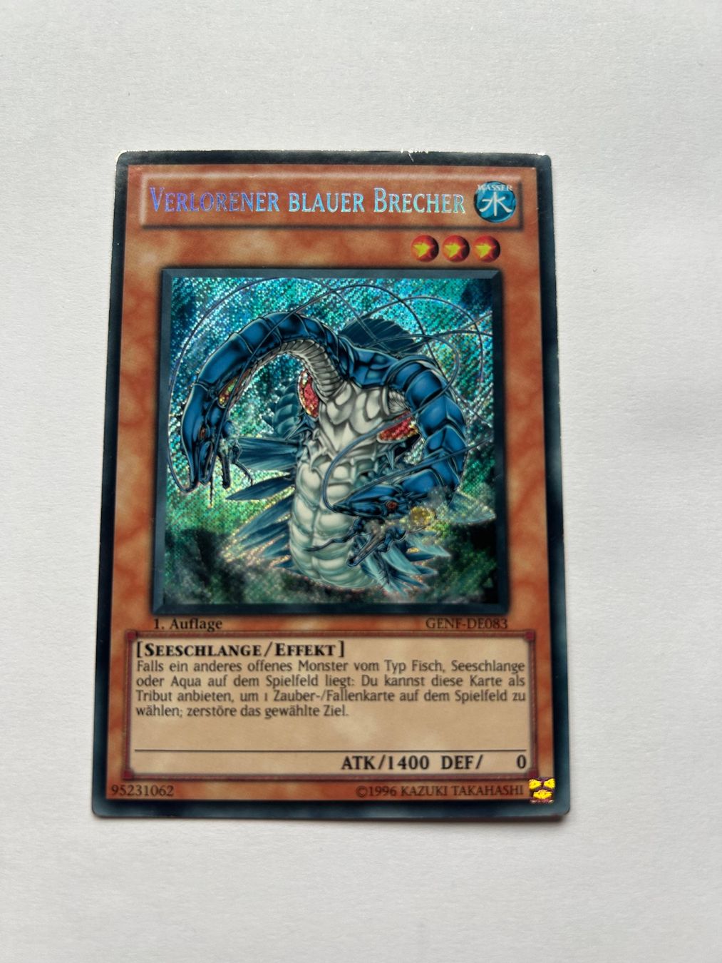 Yugioh Carte collezionabili: Yugioh Verlorener Blauer Brecher GENF 1. Auflage – Usato da Basel venduto da Smash050