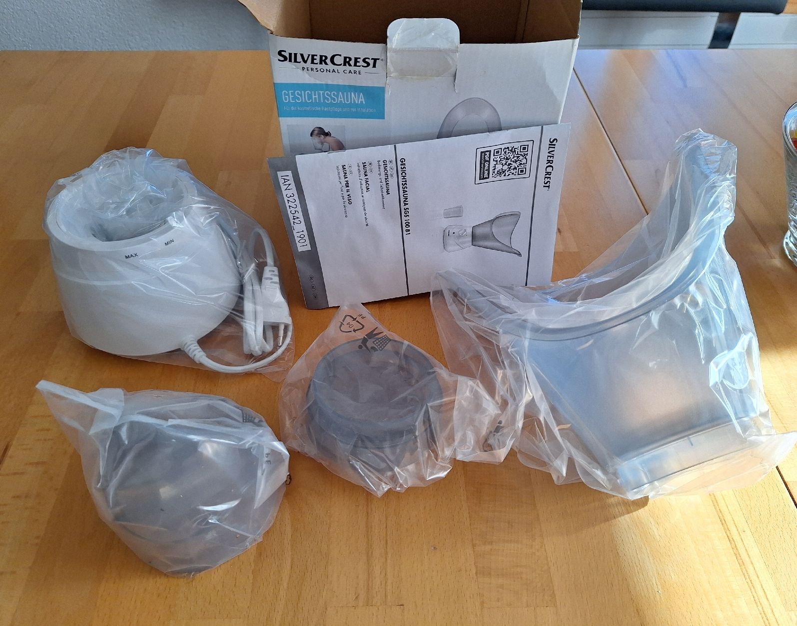 Cura del viso: Gesichtssauna, orginalverpackt – Nuovo (secondo la descrizione) da Vilters venduto da Fleiflomi