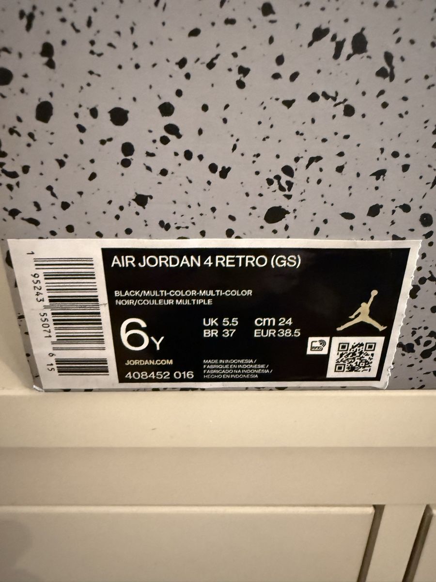 Jordan Scarpe da uomo: AIR JORDAN 4 RETRO (GS) – Nuovo (secondo la descrizione) da Lausanne venduto da Tounitz 3