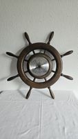 Vintage  Schiffsrad Uhr Barometer