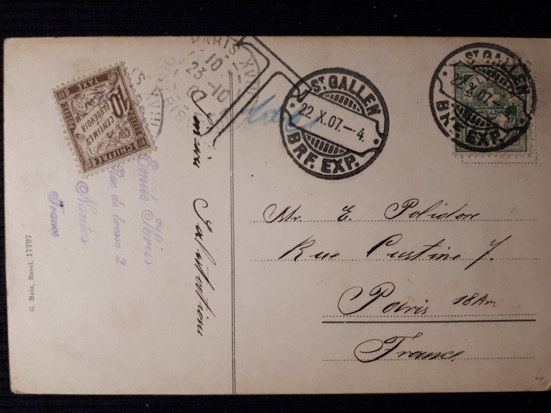 Cartes postales: ALTMANN - ANIMERT - RASIERSTEMPEL ST.GALLEN – D'occasion à Ponto Valentino par giorgia06 2