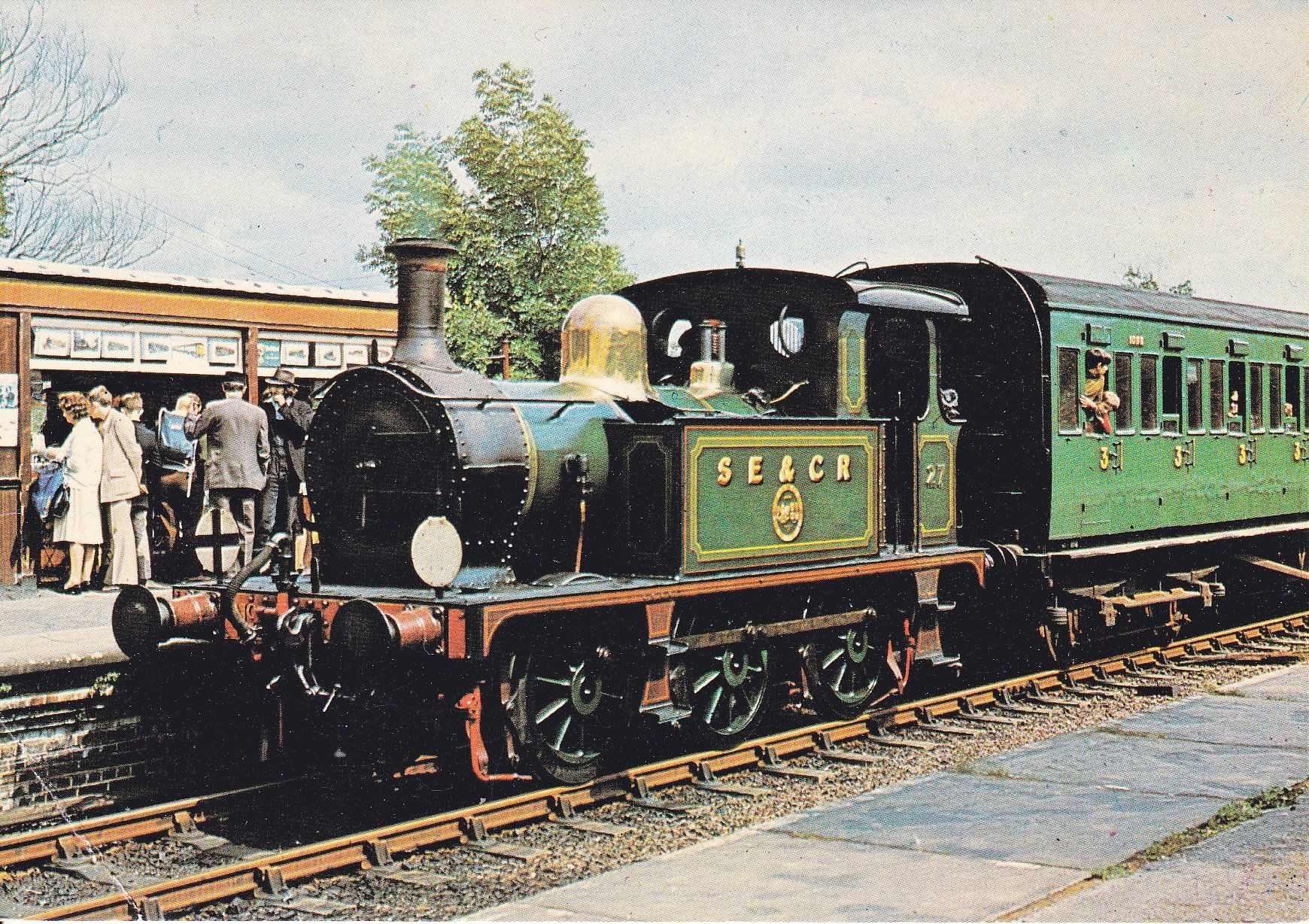 Cartoline postali: England Dampflok P Class Nr. 27 – Usato da Luzern venduto da Pinot88