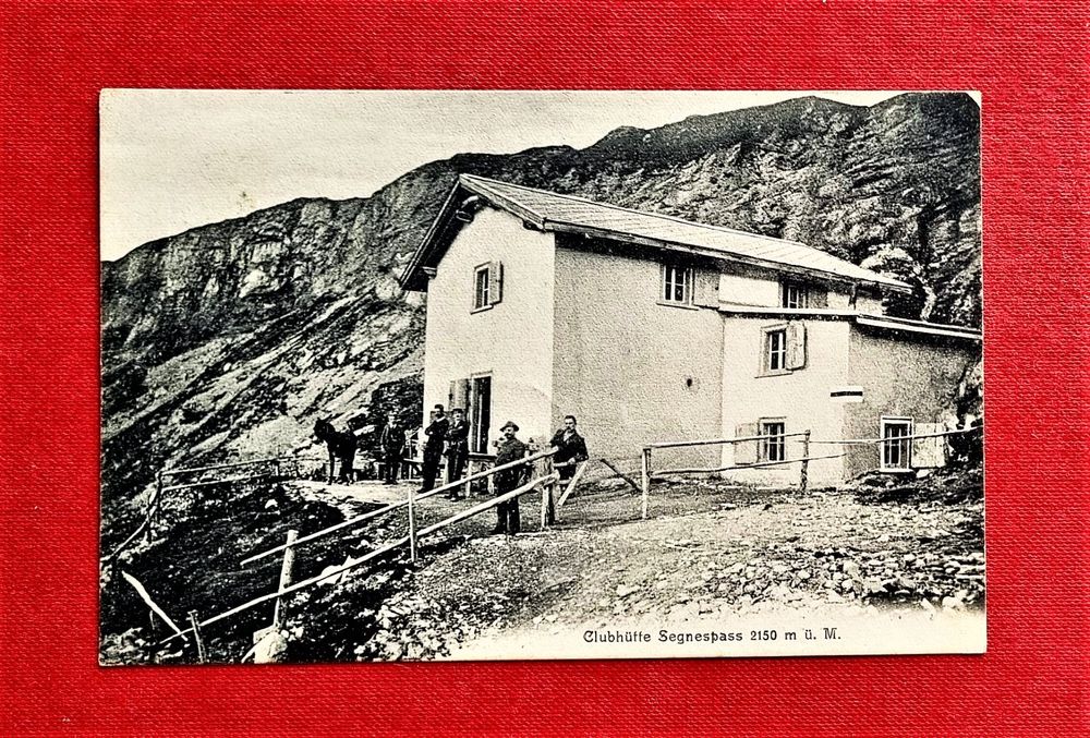 Waldhaus-Flims - Segnespass - Clubhütte - Stempel - 1909 (Gebraucht) in ...
