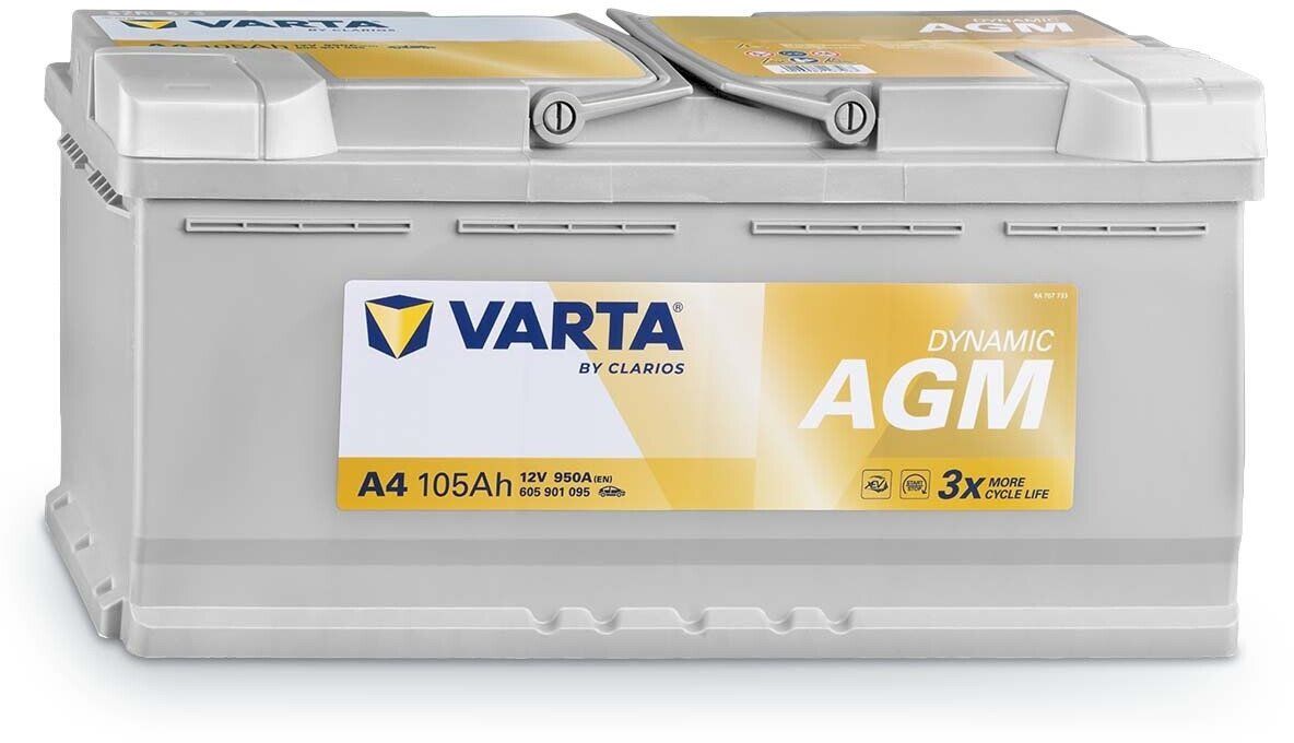 Batterien: Varta Dynamic AGM Starterbatterie 105Ah – Neu und originalverpackt aus Bottighofen von zaap 1