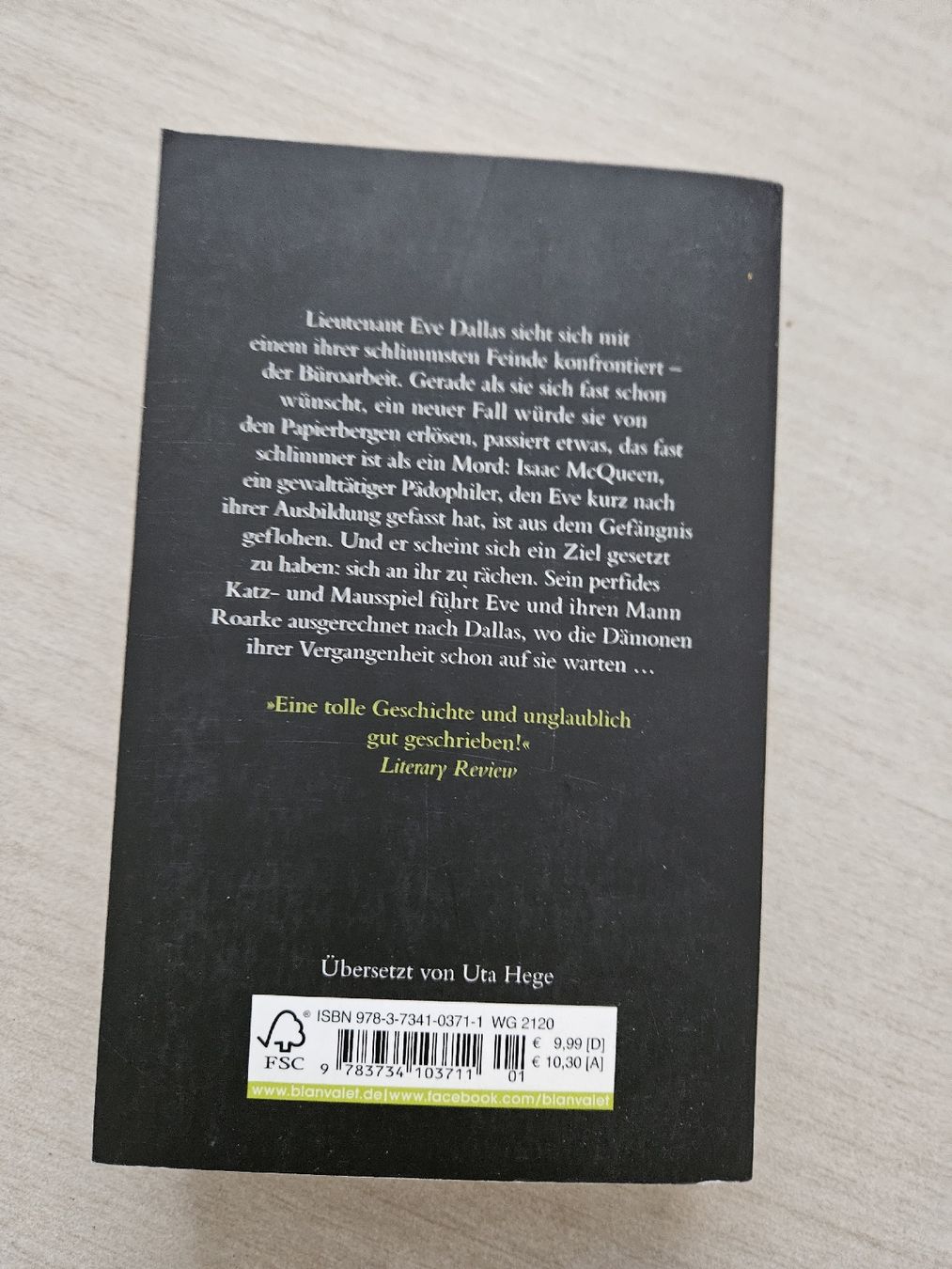 Bücher: J.D. Robb - In Rache entflammt, Roman – Gebraucht aus Arni AG von Silverstar_01 1