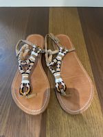 Sandalen mit Perlenbesatz Grösse 40