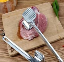 Profi Fleischklopfer / Fleischhammer aus Edelstahl, Neu!