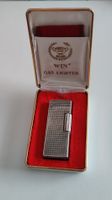 Gasfeuerzeug Win Deluxe silberfarben Originalbox, 80er (2WA4