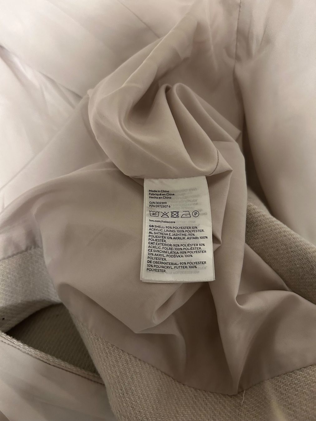 H&M Cappotti: Eleganter Wollmantel, Cremefarben, 34 – Usato da Solothurn venduto da anj_5zhn 4