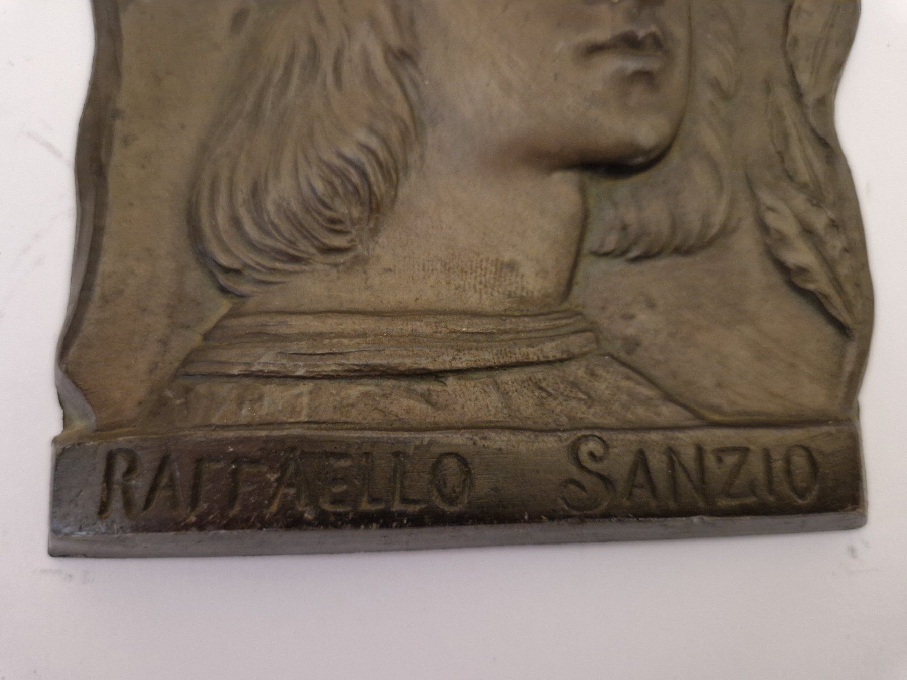 Sculture & Statue: Antike Portraitplakette Bronze "Raffaello Sanzio" – Usato da Burgdorf venduto da gre_2ftz 2