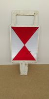 Alte Zugschluss-Signaltafel DB
