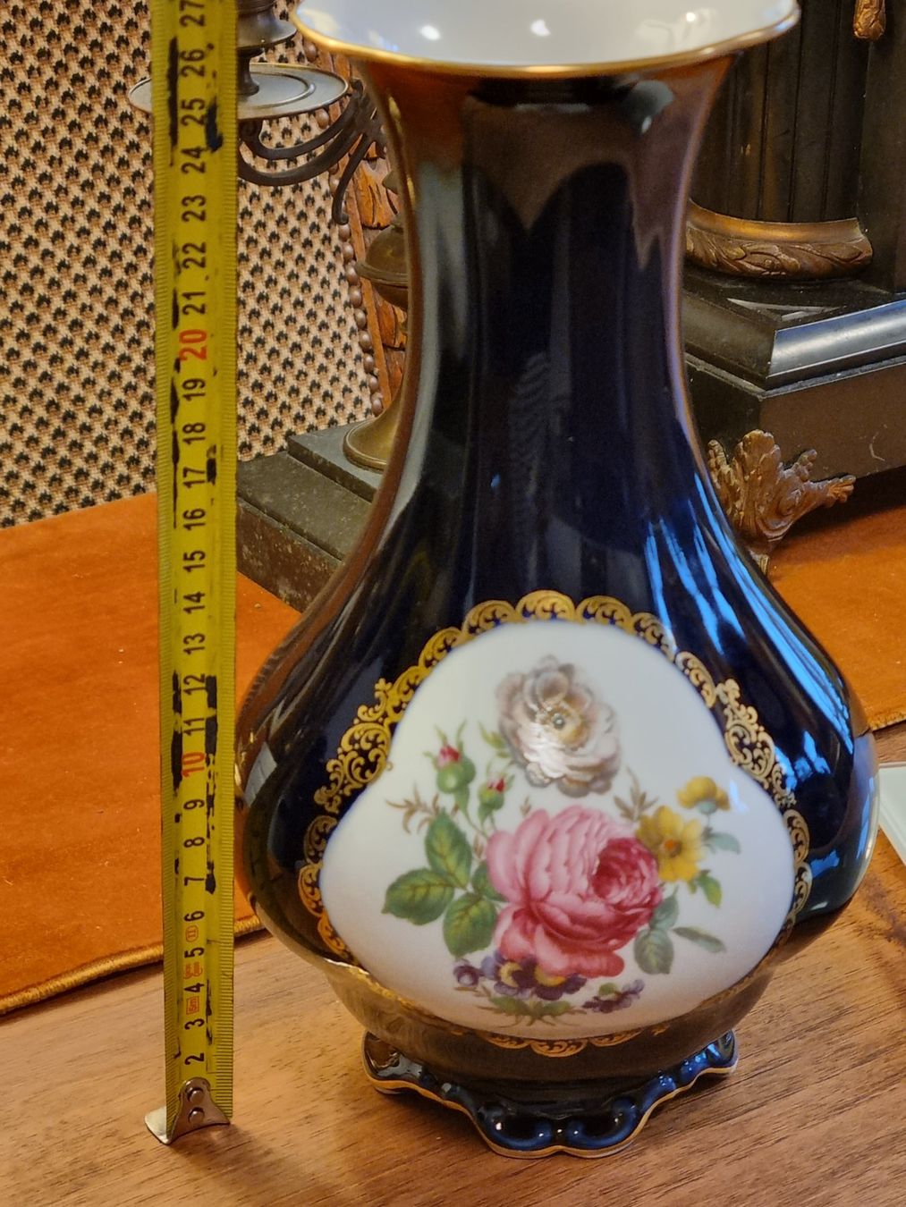 Lindner Vasi & Recipienti: Große Lindner Bavaria Echt Cobalt Vase mit Gold – Usato da Scharnachtal venduto da devin03 7