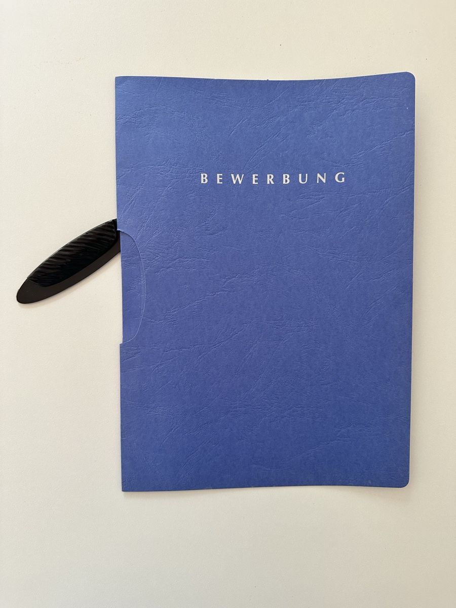 Ordner: Bewerbungsmappe blau – Neu (gemäss Beschreibung) aus Wangen SZ von Jaay_Sky 2