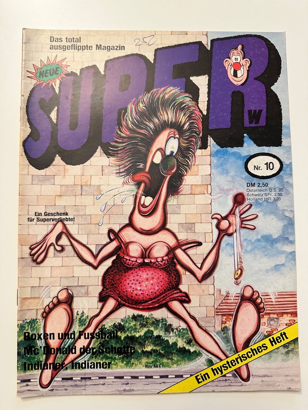 Fumetti: SUPER Witze Heft 10 - Das total ausgeflippte Magazin – Usato da Münsingen venduto da Ganjam