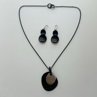Breil Edelstahl Halskette und Ohrringe Set