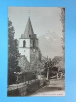 Gryon, l'église et la Dent du Midi