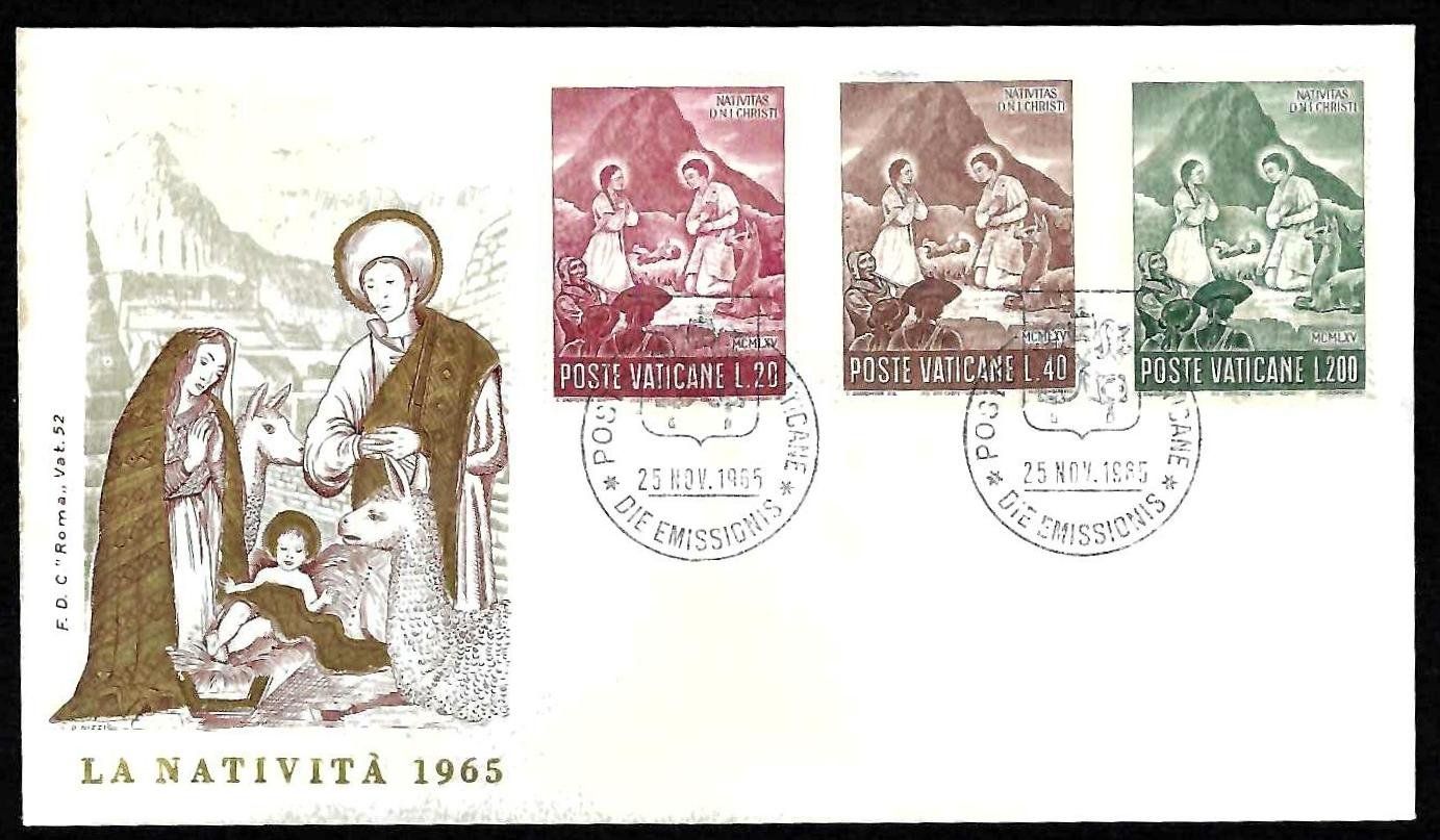 Tutti i francobolli: Vatikan 1962 – 1966, 5 FDCs – Usato da Baar venduto da W47 3