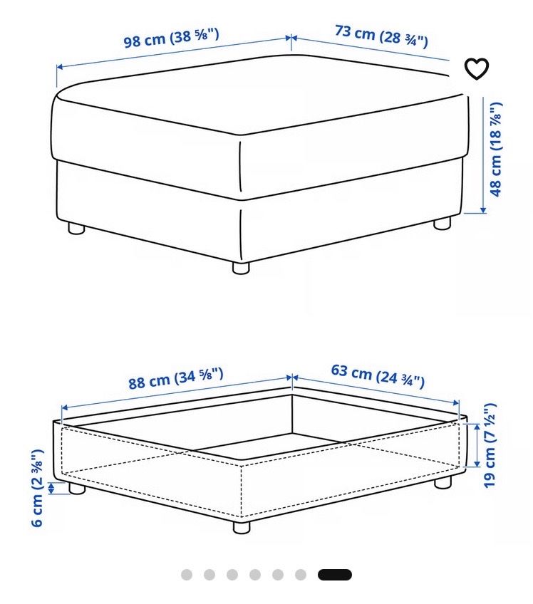 Ikea Sofas: Vimle Sofa & Hocker mit hochwertigem Bezug von BEMZ – Gebraucht aus Bern von izzzii 9