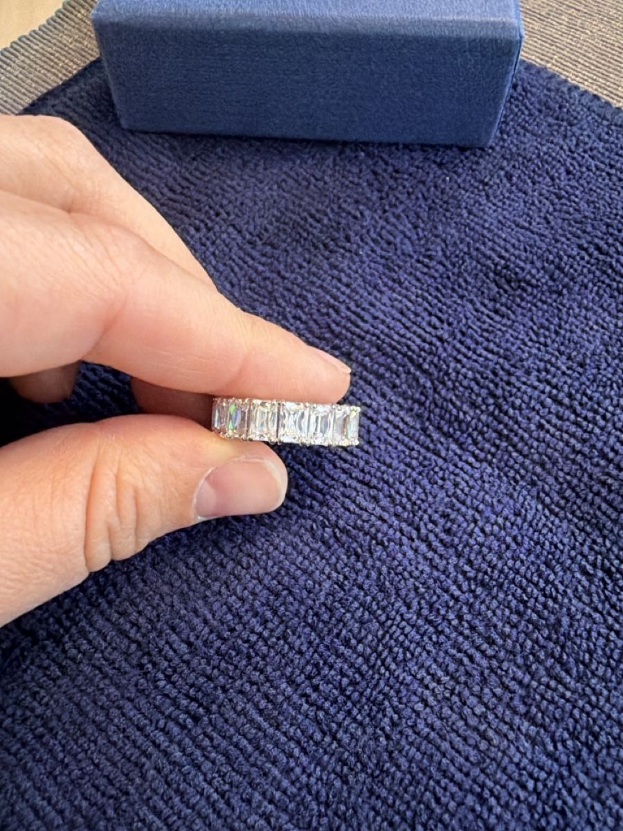 Anelli: Authentic Swarovski Matrix Rectangular Ring, Size 55 – Nuovo (secondo la descrizione) da Gebenstorf venduto da AA2015