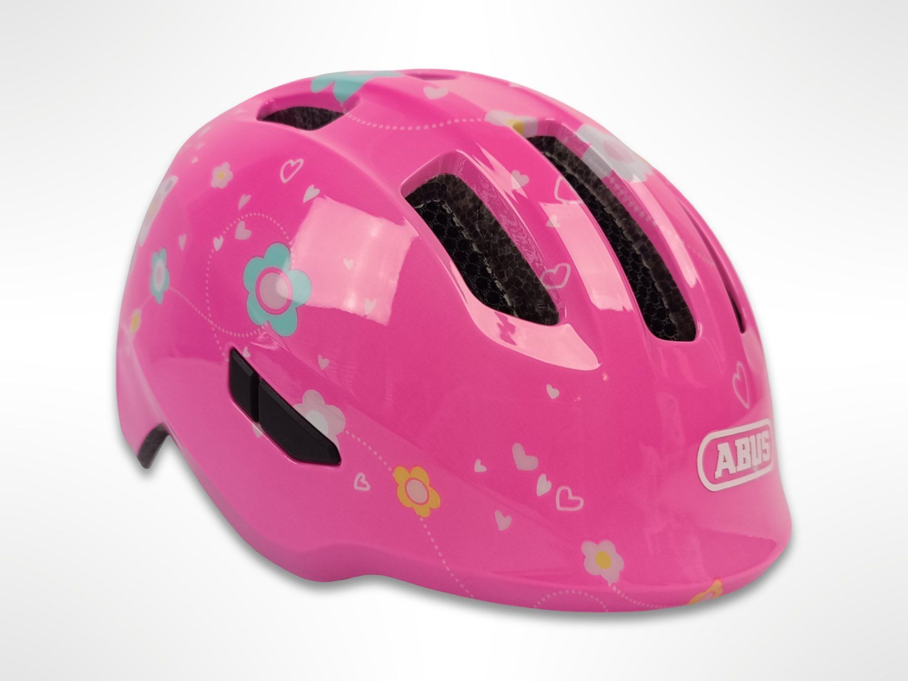Abus Helme: ABUS  Velokinderhelm Pink Butterfly Gr. M – Neu (gemäss Beschreibung) aus Suhr von Restwert_Suhr 1