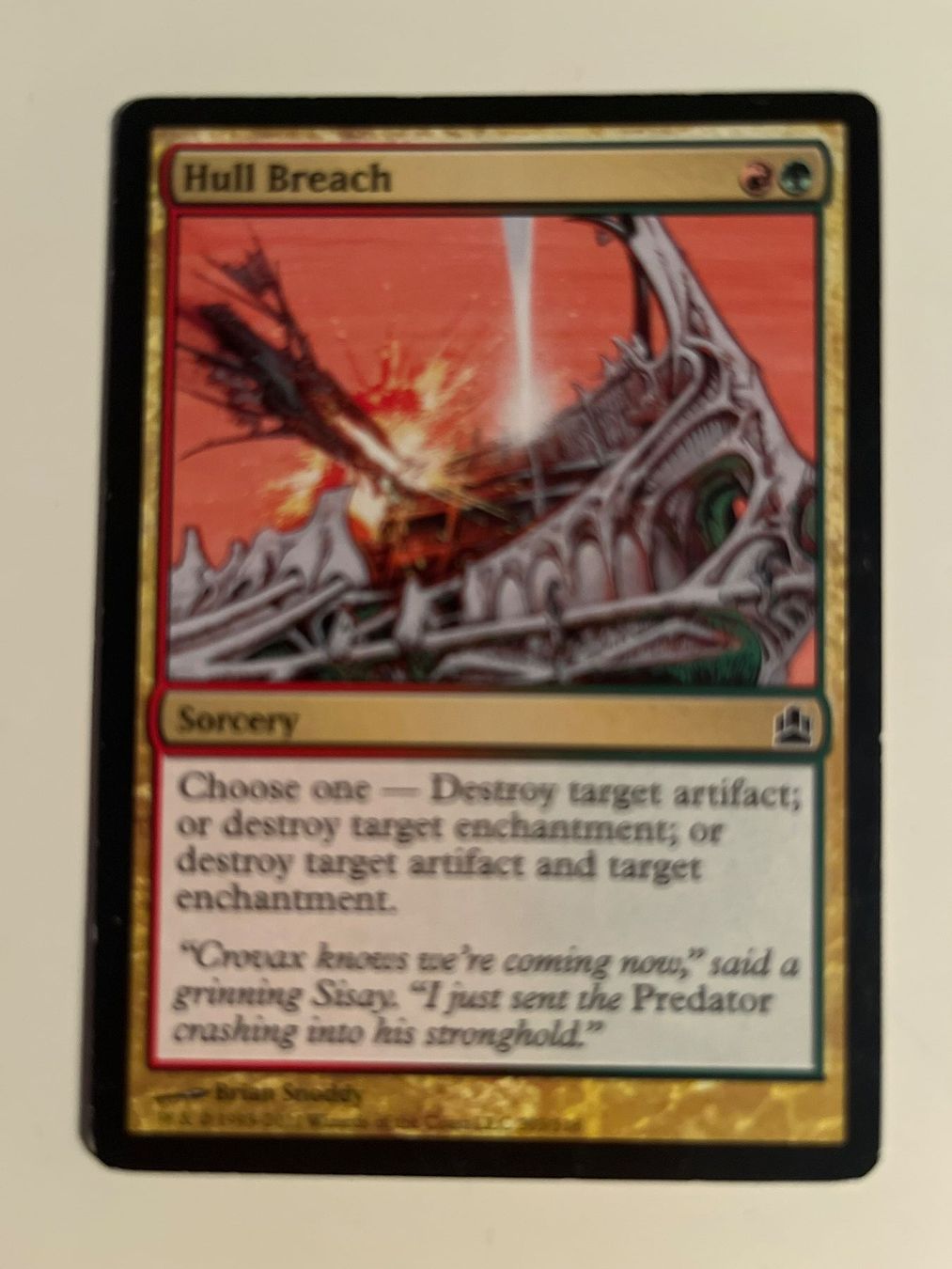 Magic The Gathering Carte collezionabili: 1 x Hull Breach - Magic: The Gathering - MtG – Usato da Kriens venduto da Shadi1980