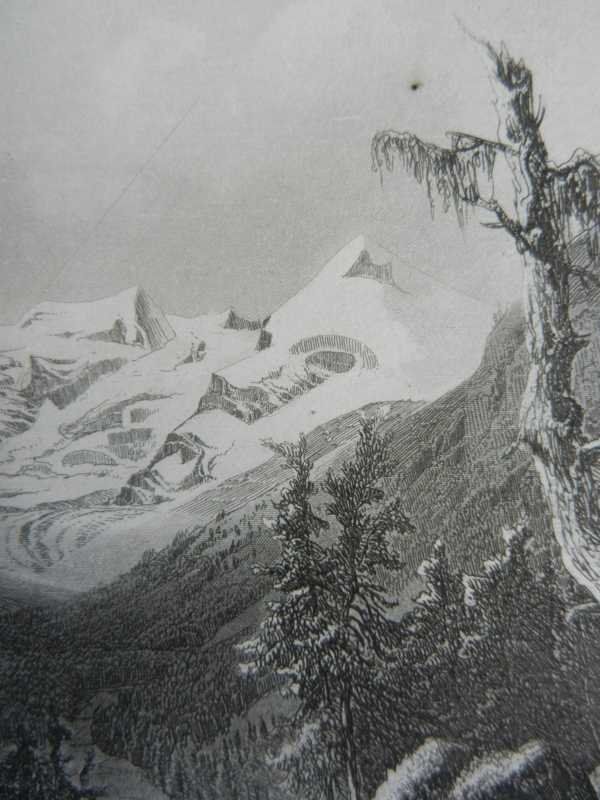 Gravures: Roseg Gletscher – D'occasion à Risch par Rischli15 6