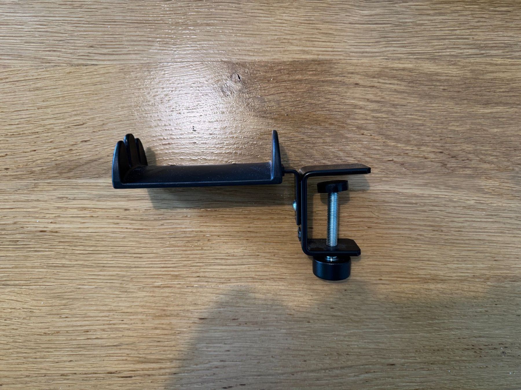 Lot De 2 Supports Réglables Pour Casque/sac - Crochet De Bureau/table En Alliage Aluminium - Noir