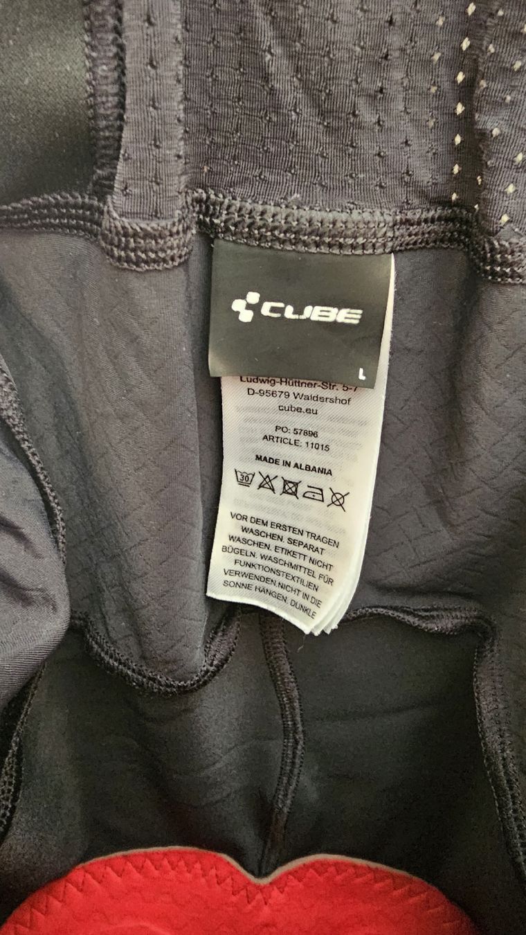 Cube Pantaloni: Cube Velohose/Radhose/Bib-shorts – Usato da steffisburg venduto da mcdidi01 3