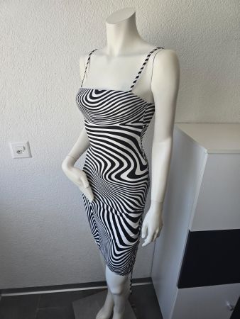 Robe moulante "psychédélique" T-XS