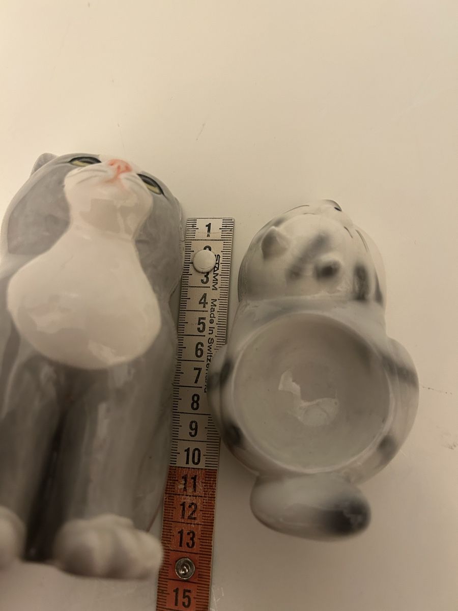 Statuette: 2 Süsse Kätzchen Keramik . – Usato da Allschwil venduto da Maline1 5