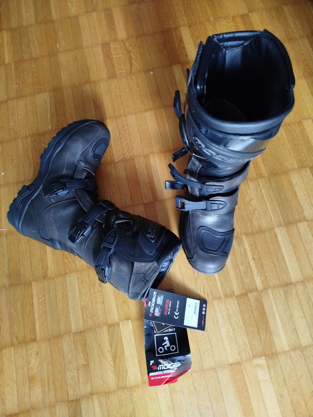 Herrenschuhe: Adventure Motorradstiefel Modeka Ikarus – Gebraucht aus Wittenbach von marcobasso 2
