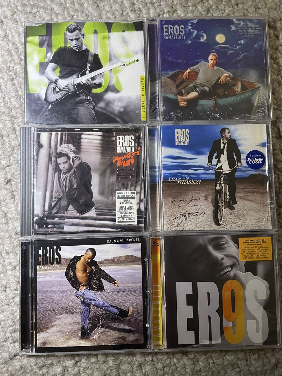CD: 6x Eros Ramazzotti – Usato da Reinach AG venduto da trigger7811